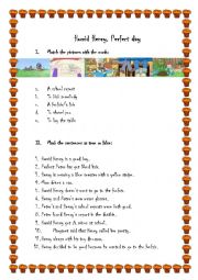 English Worksheet: Activities to Horrid Henry episode 1 (Perfect day)