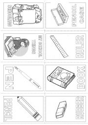 English Worksheet: MY SCHOOL THINGS 