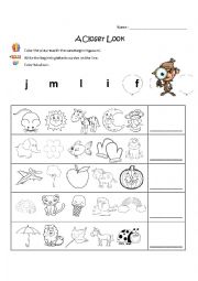 Beginning Sound Activity