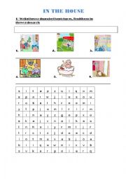 English Worksheet: In the house - Happy House 2