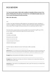English Worksheet: FCE Review