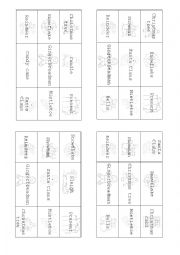 English Worksheet: Christmas bingo