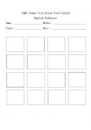 English Worksheet: Drawing a Map