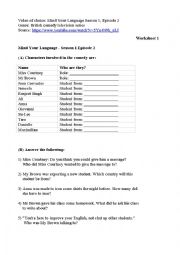 English Worksheet: Laugh and learn