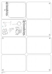 English Worksheet: Toys minibook