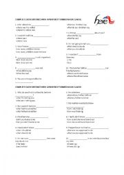 English Worksheet: noun cluase