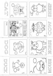 English Worksheet: FARM ANIMALS I