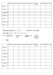 English Worksheet: battleship game