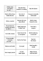 English Worksheet: Cards Against Hummanity