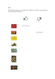 Fruits: likes and dislikes