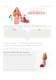 English Worksheet: Confessions of a shopaholic - The movie