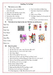 English Worksheet: Horrid henry. Activities to the episode named Tooth Fairy