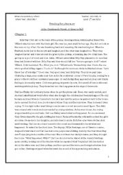 English Worksheet: reading for pleasure 