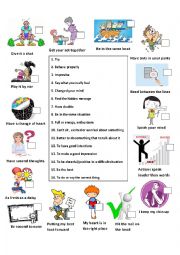 English Worksheet: Idioms for kids