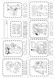 English Worksheet: NUMBERS 1-20