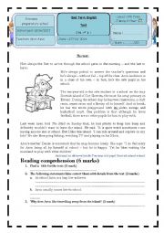 English Worksheet: Test