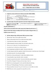 English Worksheet: Relatives - Practise and Learn - teenagers and the media