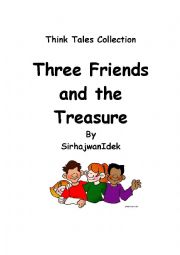 English Worksheet: Think Tales 42 (Three Friends and the Treasure)