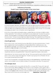 English Worksheet: US Presidential election