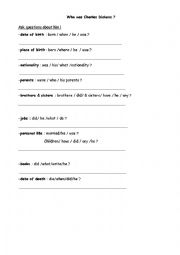 English Worksheet: Who was Charles Dickens