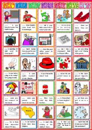 English Worksheet: who why when how QUESTION WORDS part 2