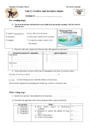 English Worksheet: Brain Drain