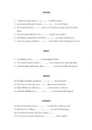 English Worksheet: Discourse markers