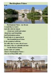 English Worksheet: Buckingham Palace