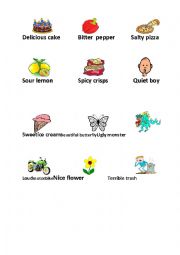 English Worksheet: Senses Our worldbook Snap or Memory  Game