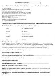 English Worksheet: Classrooom English