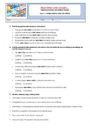 English Worksheet: Relatives - young people and the media