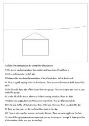 Follow the instructions to draw a picture