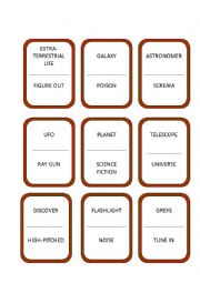 Alias Game Repeating Vocabulary Esl Worksheet By Gago1312