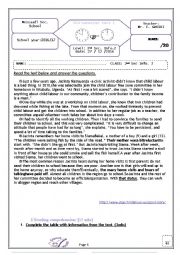 End-of- semester test 1  / 2nd form ( INFO 2)