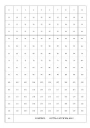 English Worksheet: Grid to complete chart (groups register) (1 of 3)