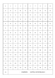 English Worksheet: Grid to complete chart (groups register) (2 of 3)
