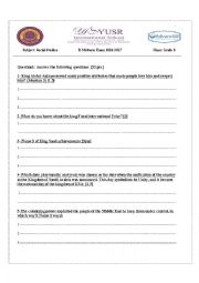 English Worksheet: social studies  America quiz