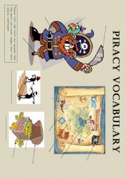 English Worksheet: Pirates vocabulary