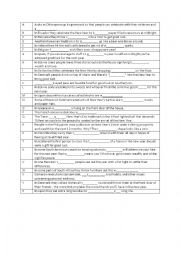 English Worksheet: New Year traditions game