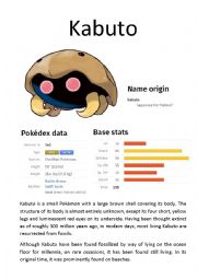 English Worksheet: Pokmon Database (8 of 8)