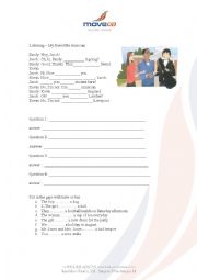 English Worksheet: Listening