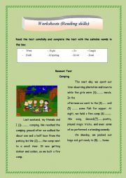 Worksheets (Reading skills)