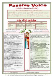 English Worksheet: Passive Voice 