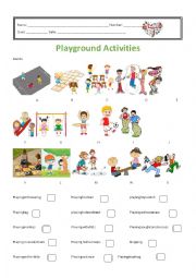 Playground activities