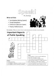 Speak (Poetry Performance)