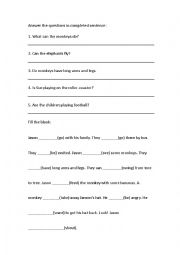 English Worksheet: mixed grammar