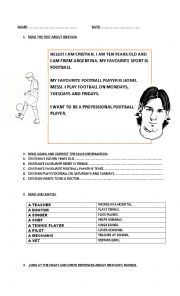 English Worksheet: Jobs!