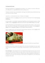 English Worksheet: Dragon Boat Festival 