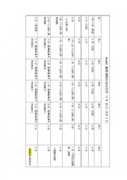 English Worksheet: daily plan