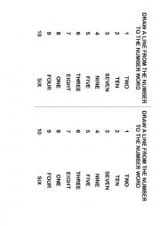 English Worksheet: Numbers